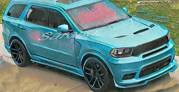 Custom Dodge Durango  SUV/SAV/Crossover Side Skirts (2011 - 2025) - $590.00 (Part #DG-016-SS)